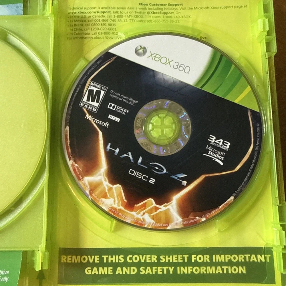 Halo Xbox 360 Bundle Lot Halo Reach & Halo 4 CIB Complete